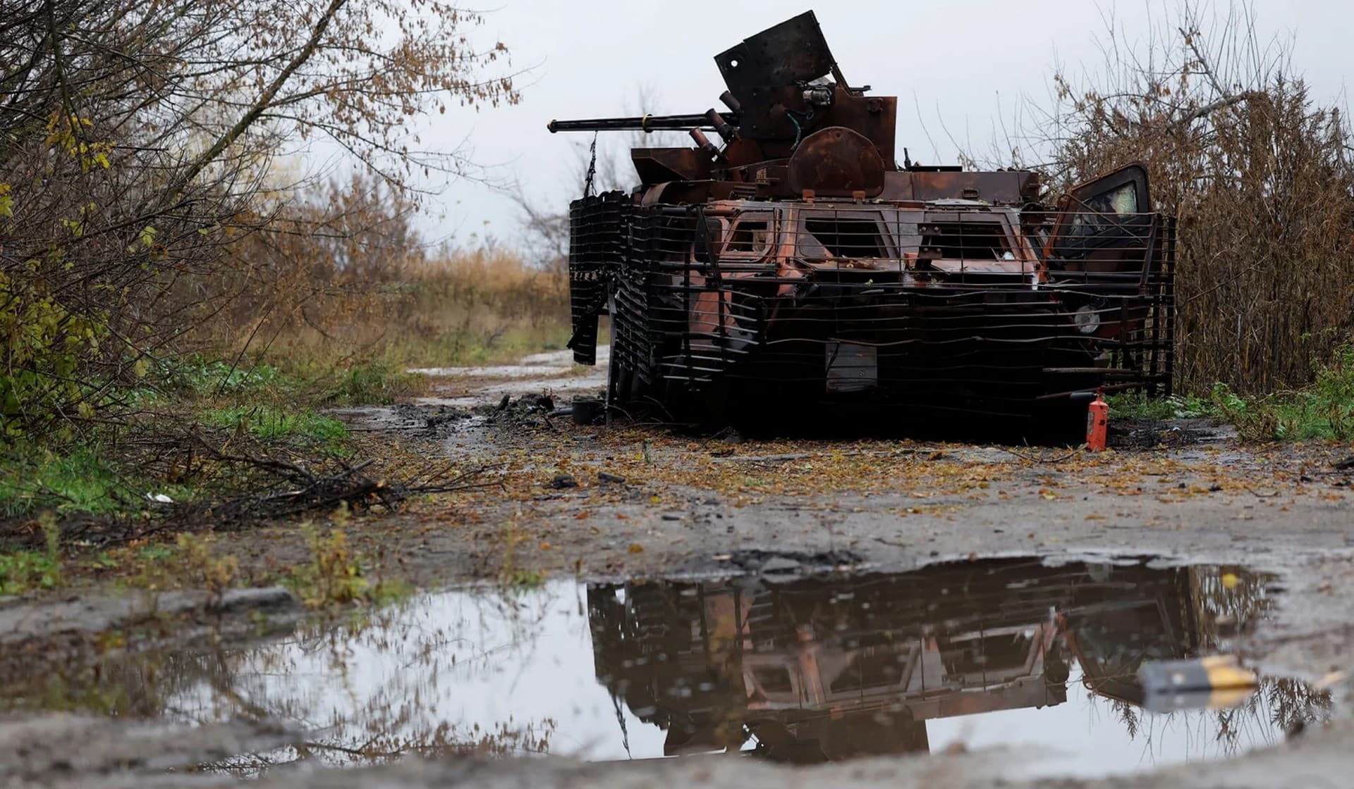 A tank in Tsupivka