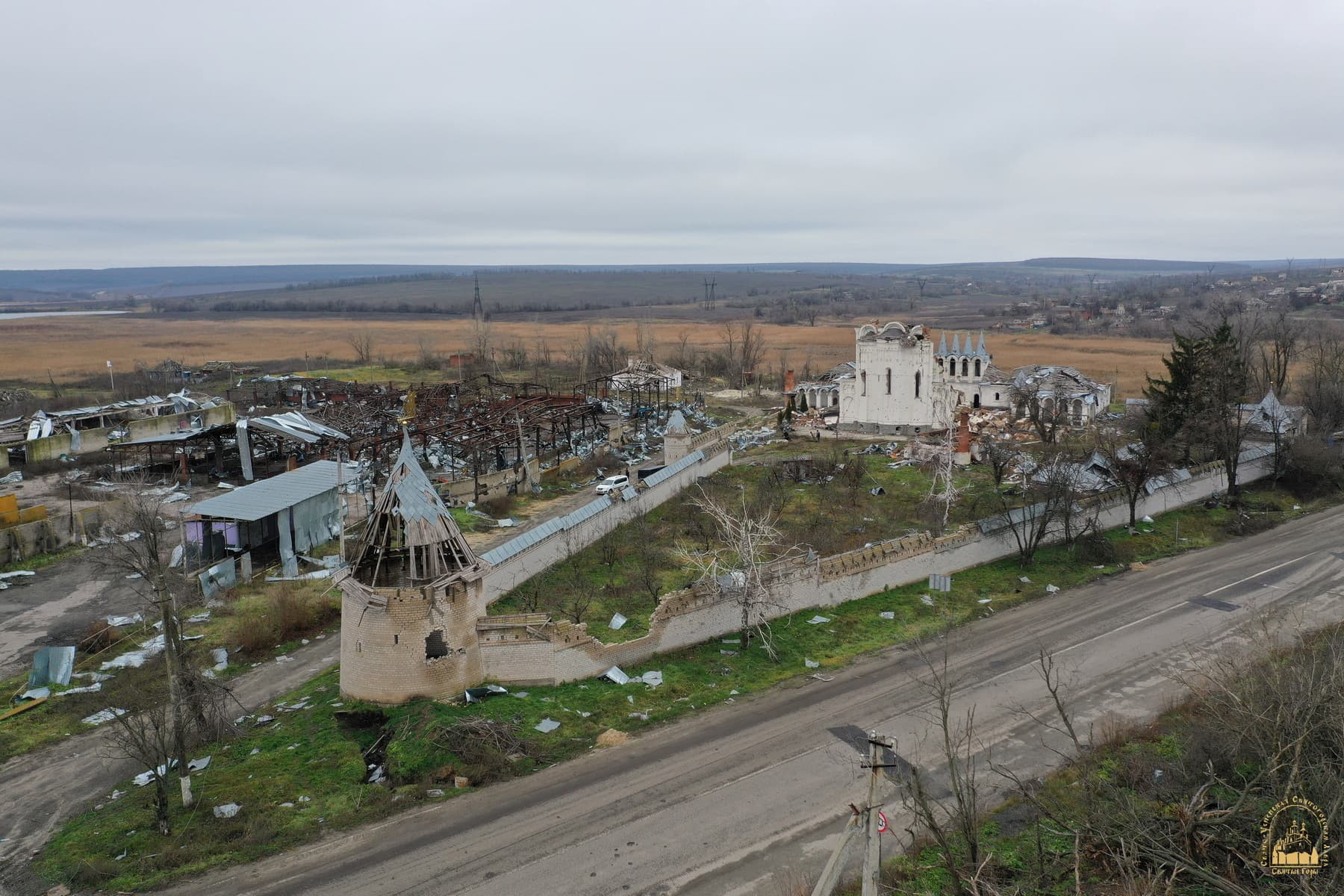 the skete of the Svyatogorsk Lavra in the village of Bohorodychne in Donetsk region
