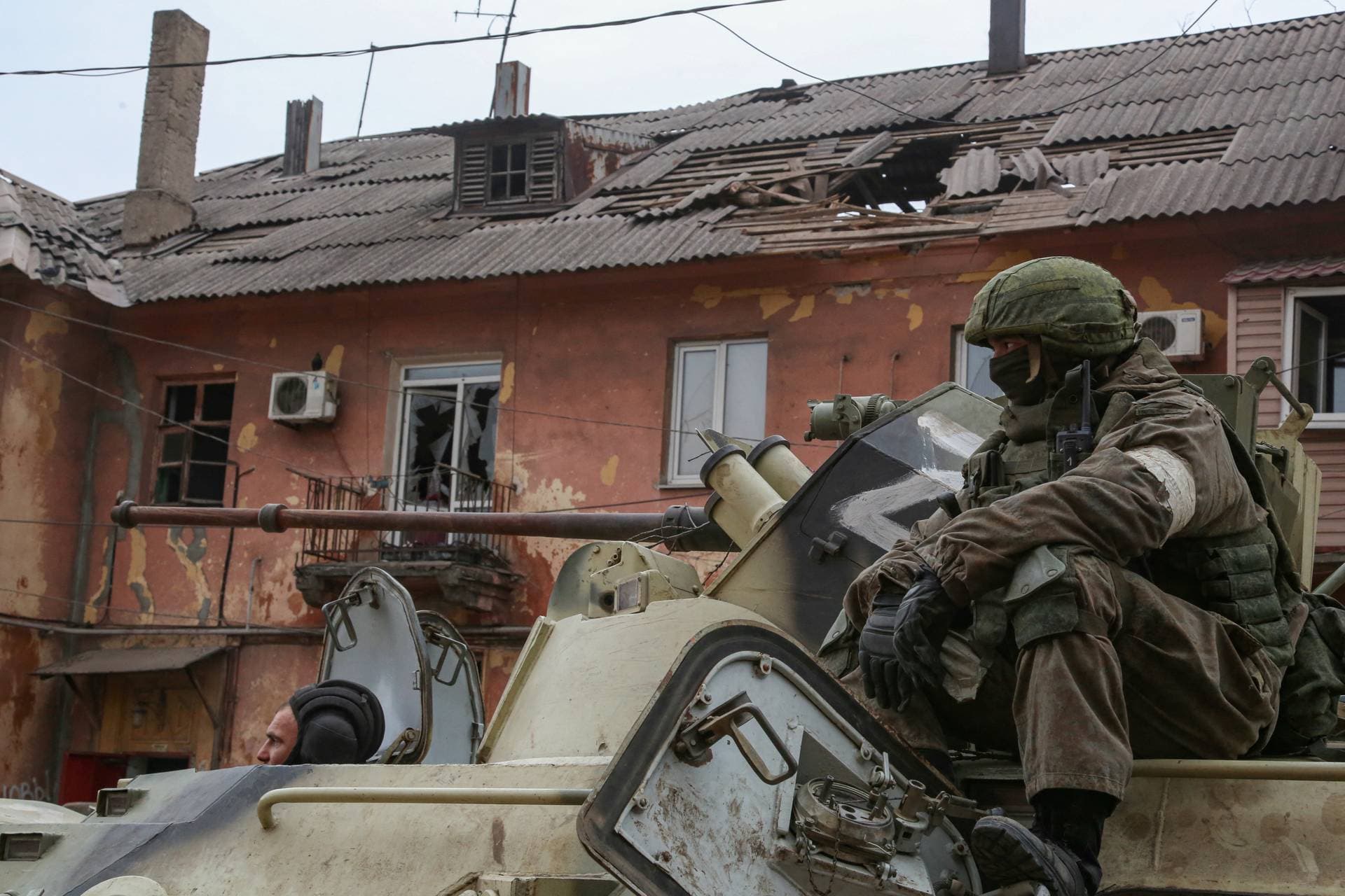 Ukrainian city of Mariupol in ruins