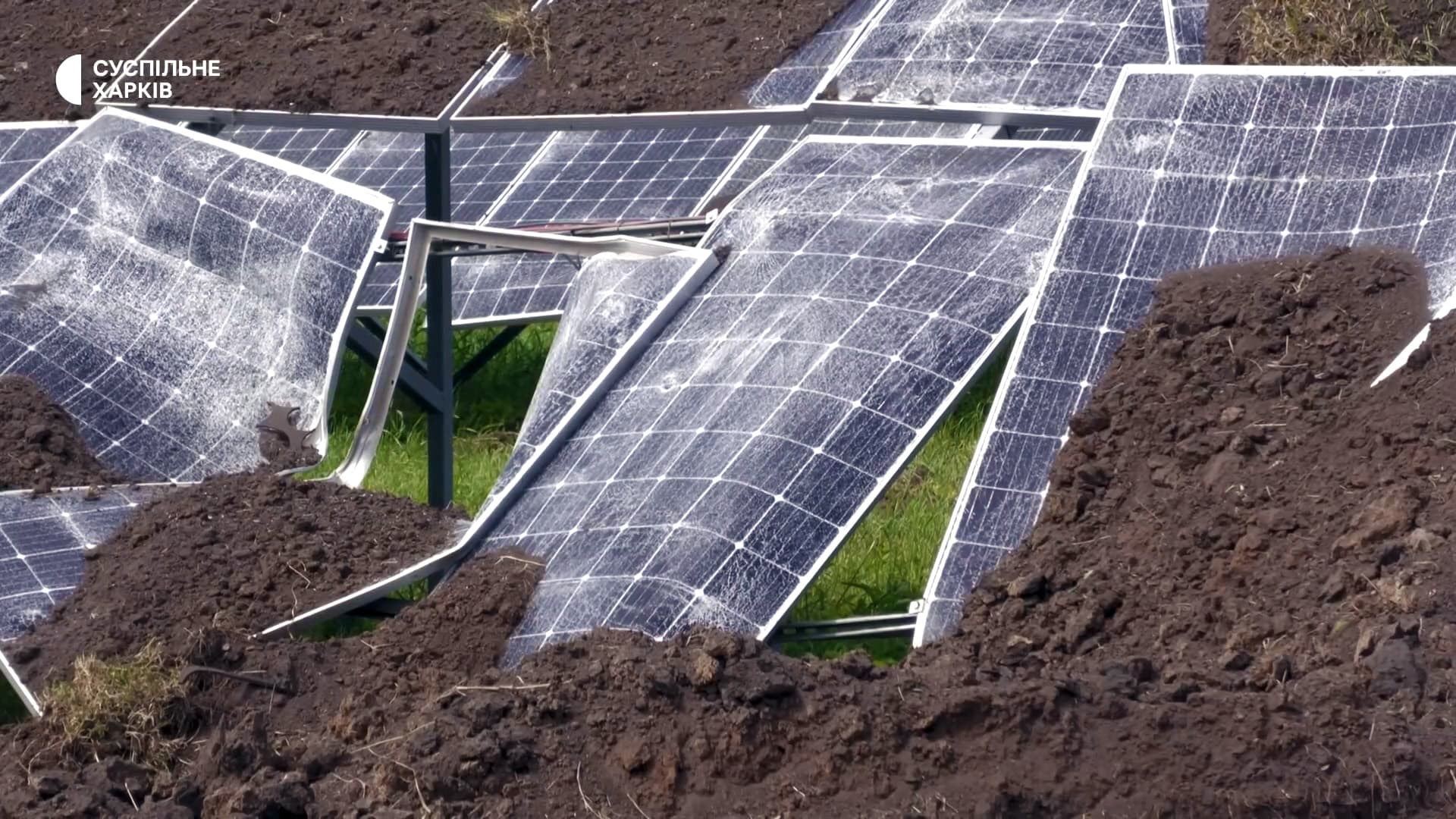solar power plant is completely out of order