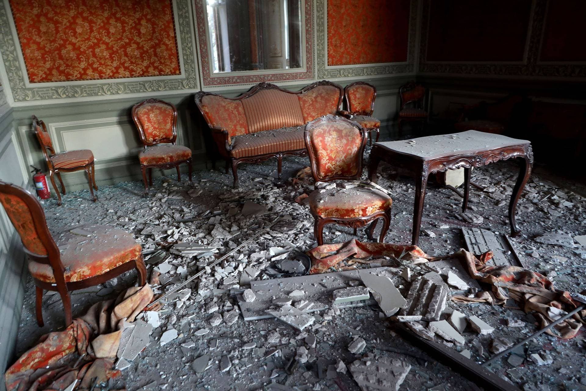 The House of Scientists following the missile strike in Odesa