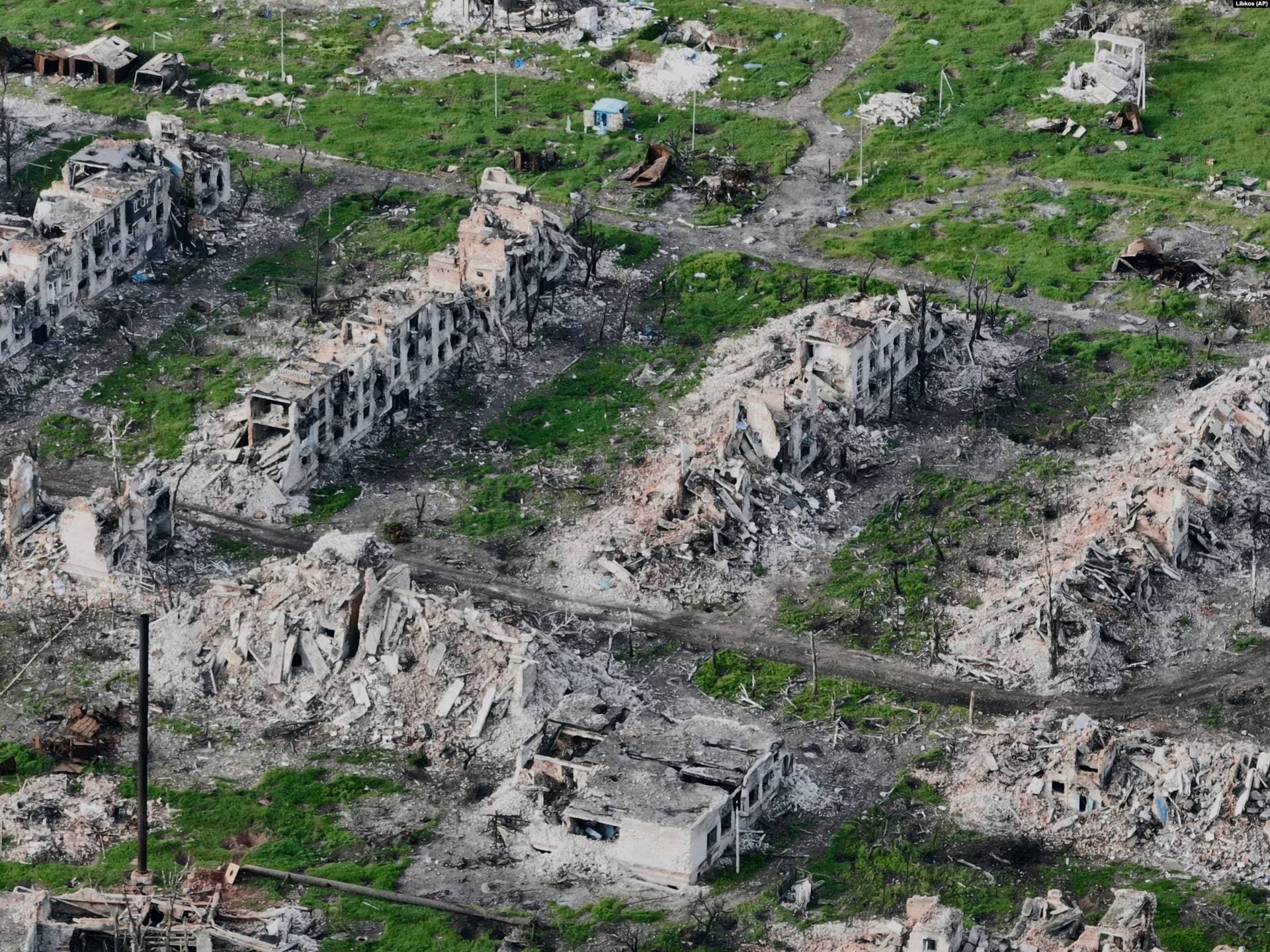 The ruins of Maryinka