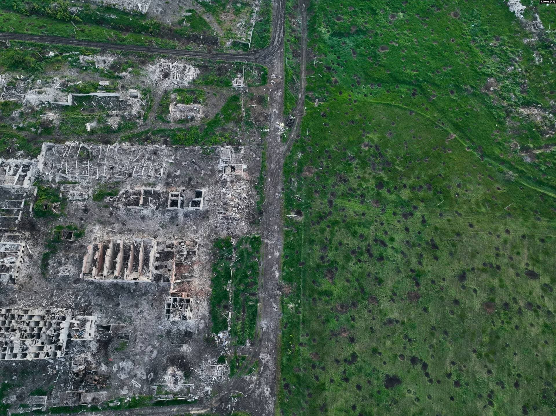 The ruins of Maryinka