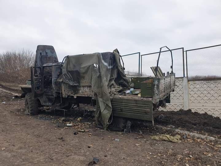 Abandoned and destroyed military equipment of the Kantemirovskaya division near the town of Trostyanets